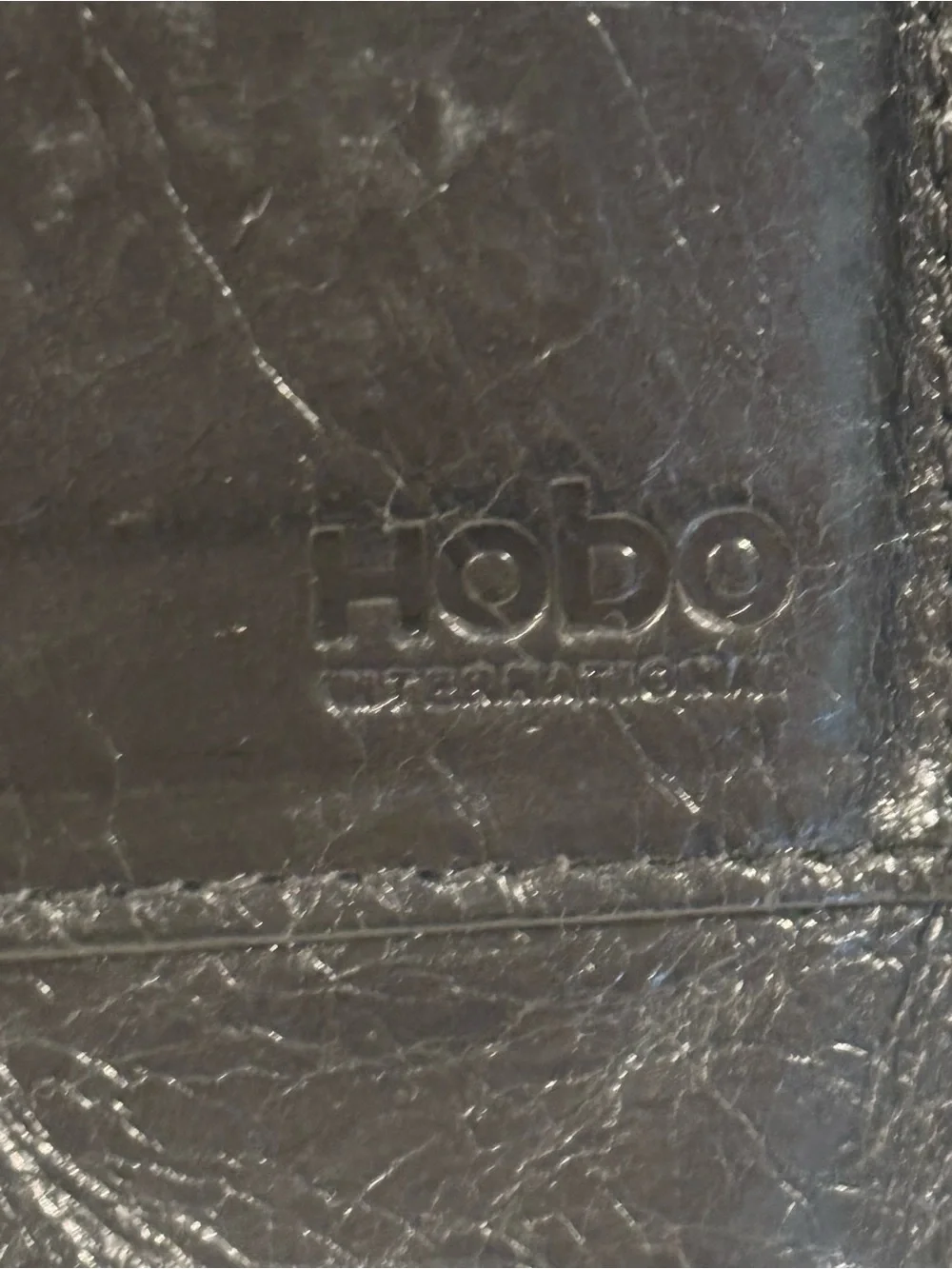 Hobo International Lauren Leather Clutch/Wallet Black Bifold Magnetic 9